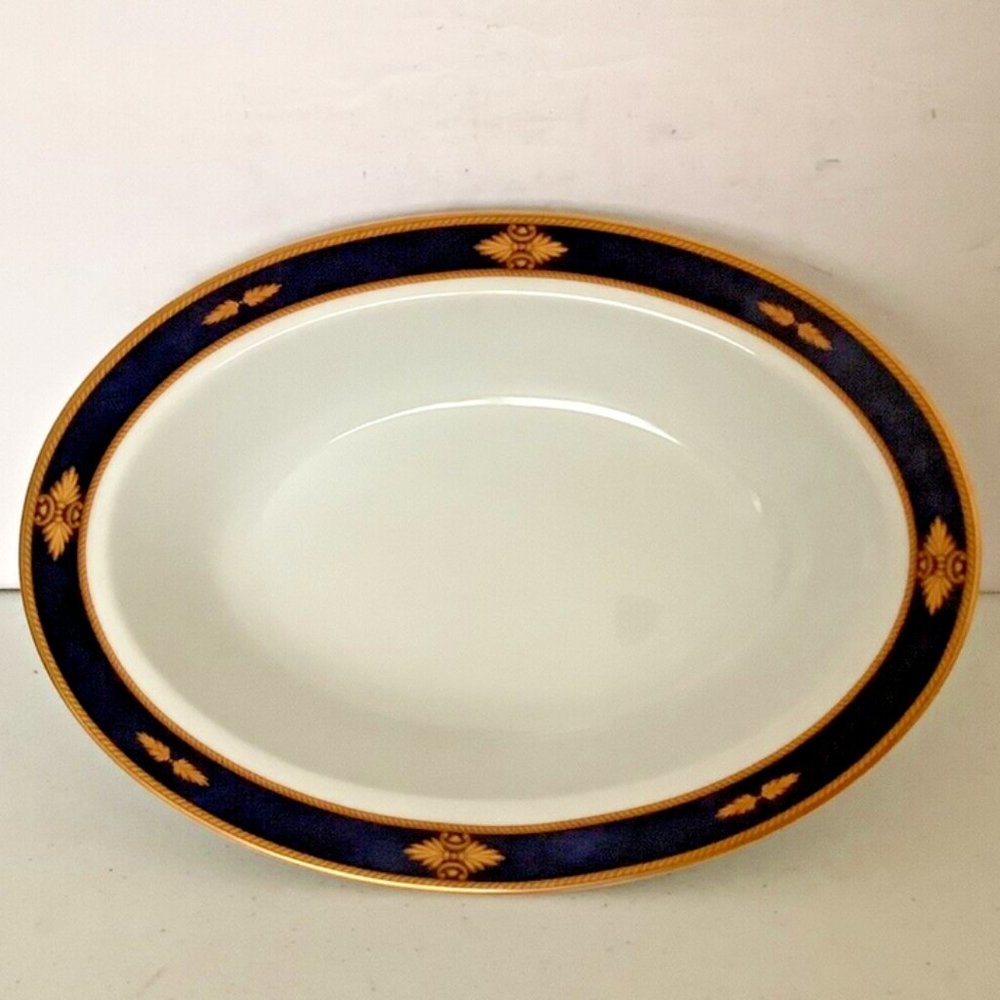 WEDGWOOD EMBASSY COLLECTION Foxworth 11.5" Oval Veg Serv Bowl EX UNUSED COND!!